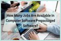 How Many Jobs Are Available In Computer Software Prepackaged Software